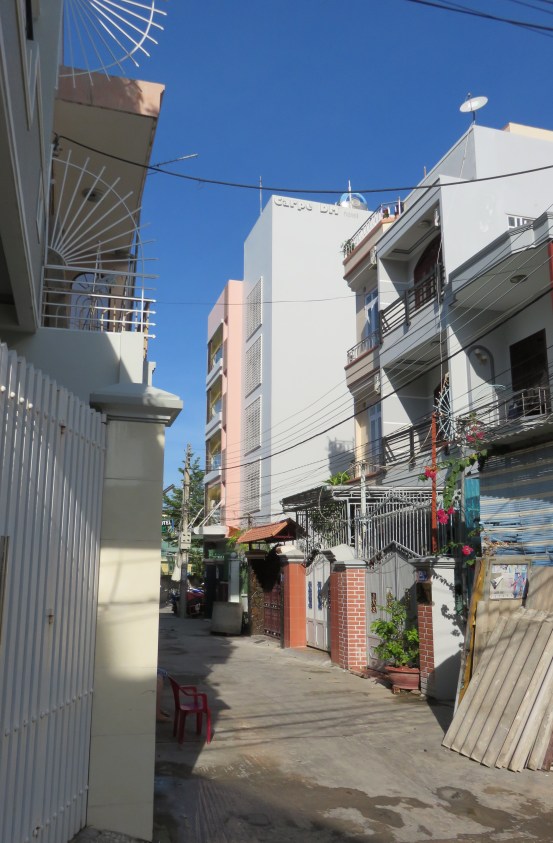 NT alley way to our hotel at end