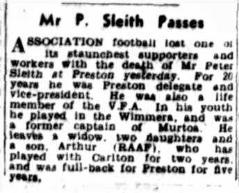 Peter Sleith death announcement(blog copy)